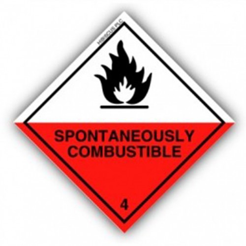 Class 4.2 - Substances liable to spontaneous combustion