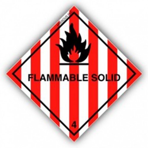 Class 4.1 - Flammable solids, self-reactive substances and solid desensitized explosives